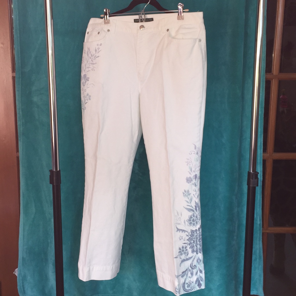Lauren Jeans Co. White Jeans